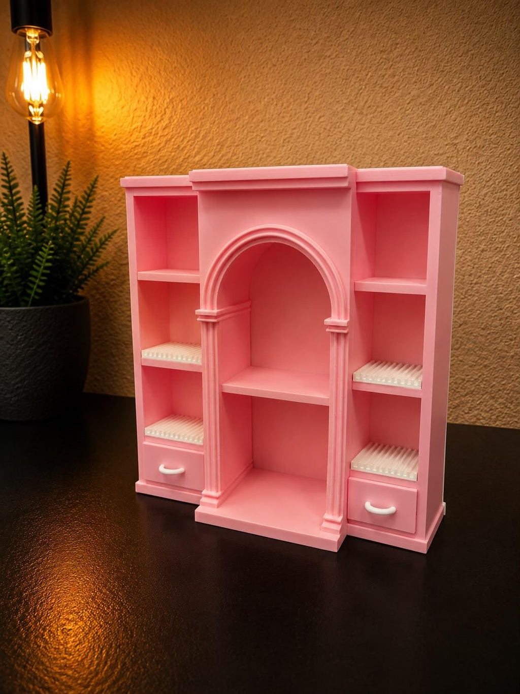Mini Vinyl Collection Shelf with 4 disco holders (Items not included)