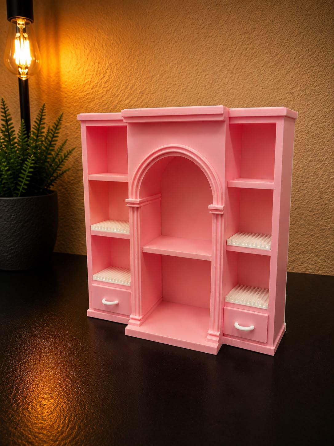 Mini Vinyl Collection Shelf with 4 disco holders (Items not included)