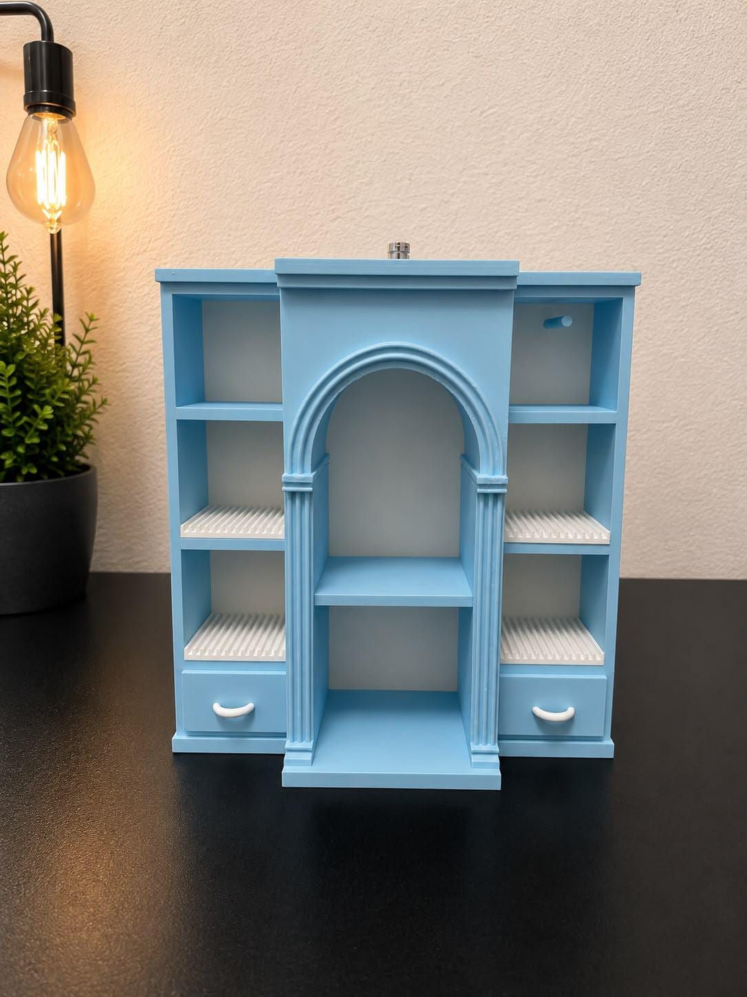 Mini Vinyl Collection Shelf with 4 disco holders (Items not included)