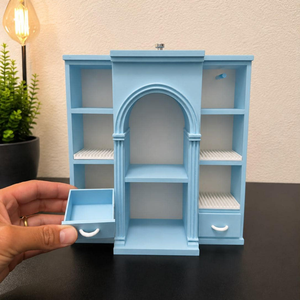 Mini Vinyl Collection Shelf with 4 disco holders (Items not included)