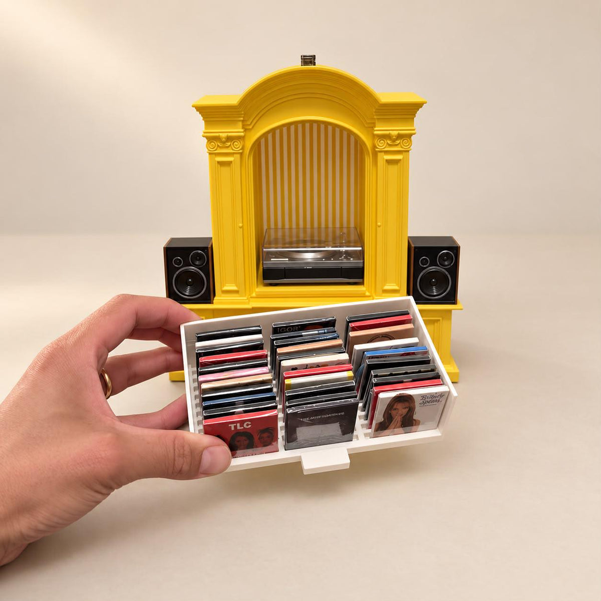 Mini Vintage Music Display Stand for MINIVERSE Collection