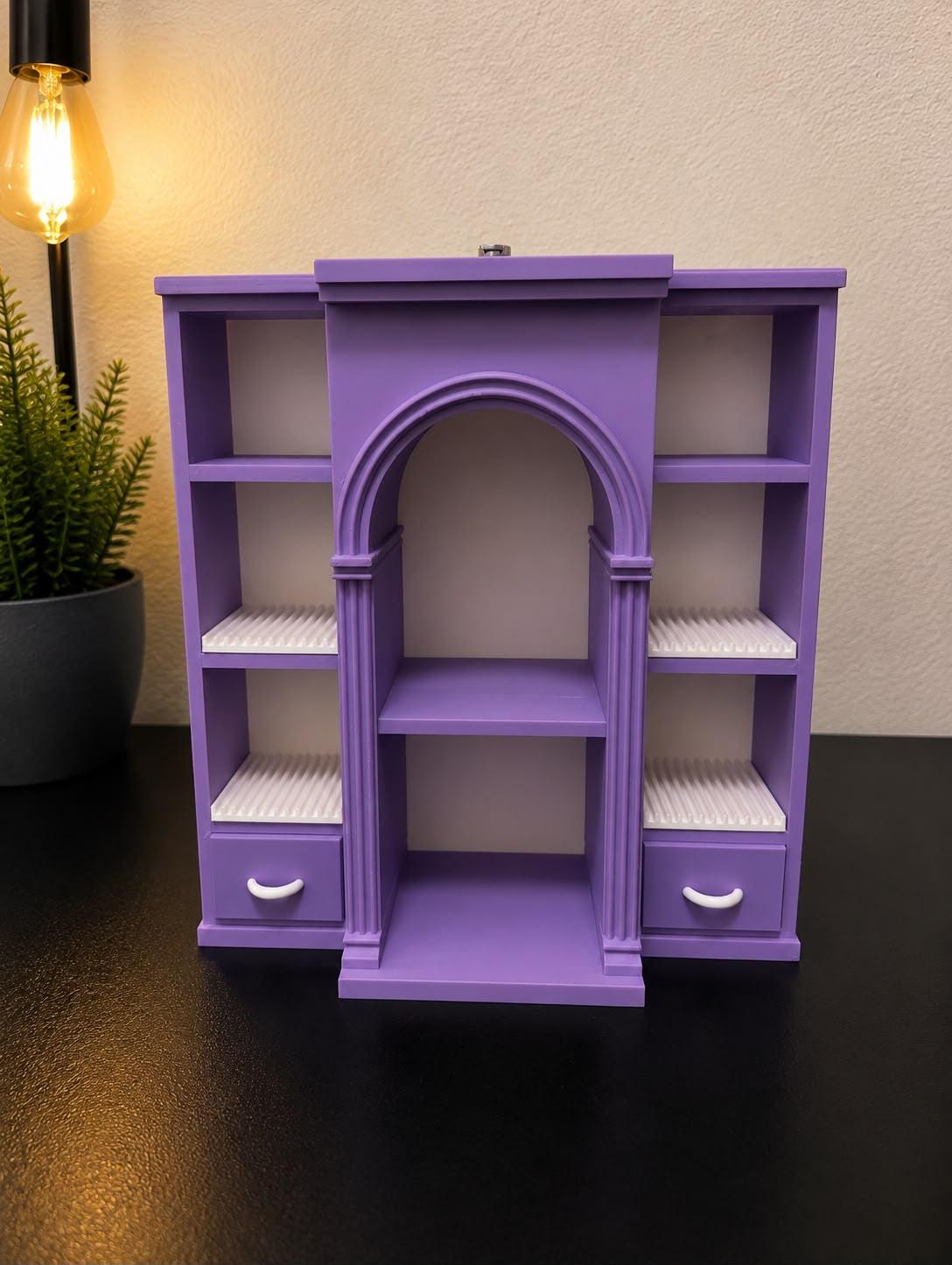 Mini Vinyl Collection Shelf with 4 disco holders (Items not included)