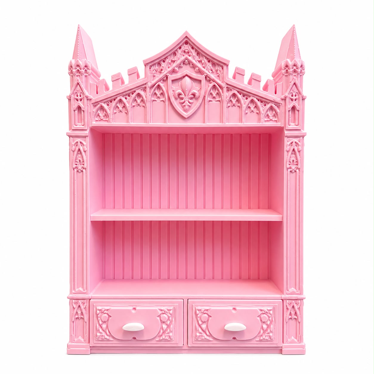 Gothic Medieval Miniature Shelf – 3D Printed Miniature Castel Shaped Display Organizer (Items not included)