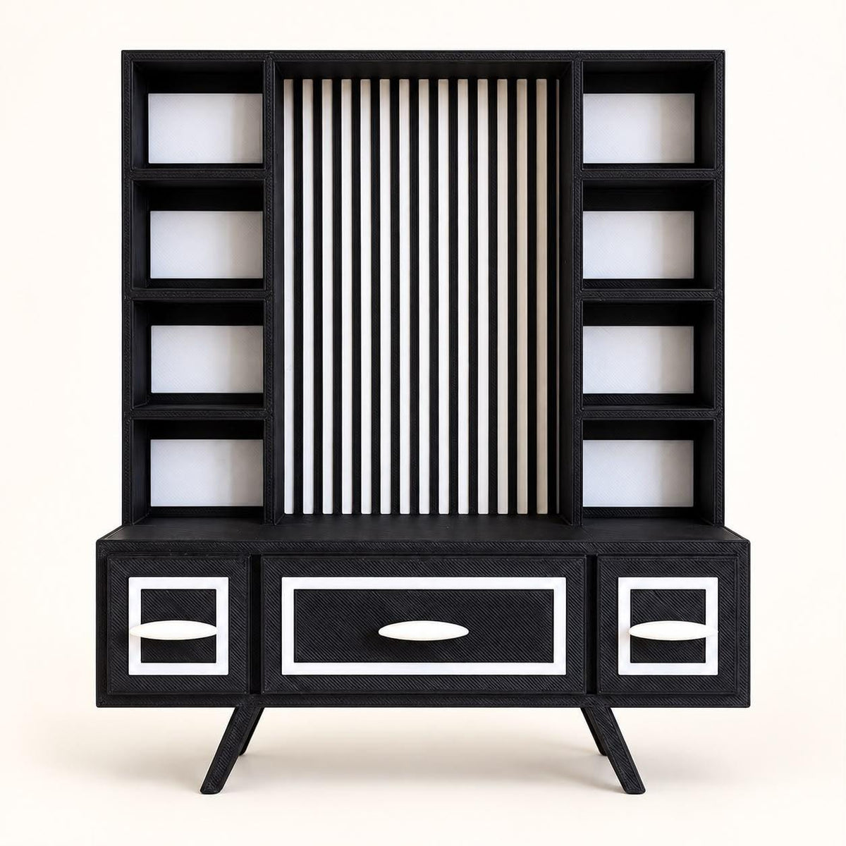 Retro Mini TV & VHS Display Shelf – Vintage-Inspired Miniature Collector Storage Stand