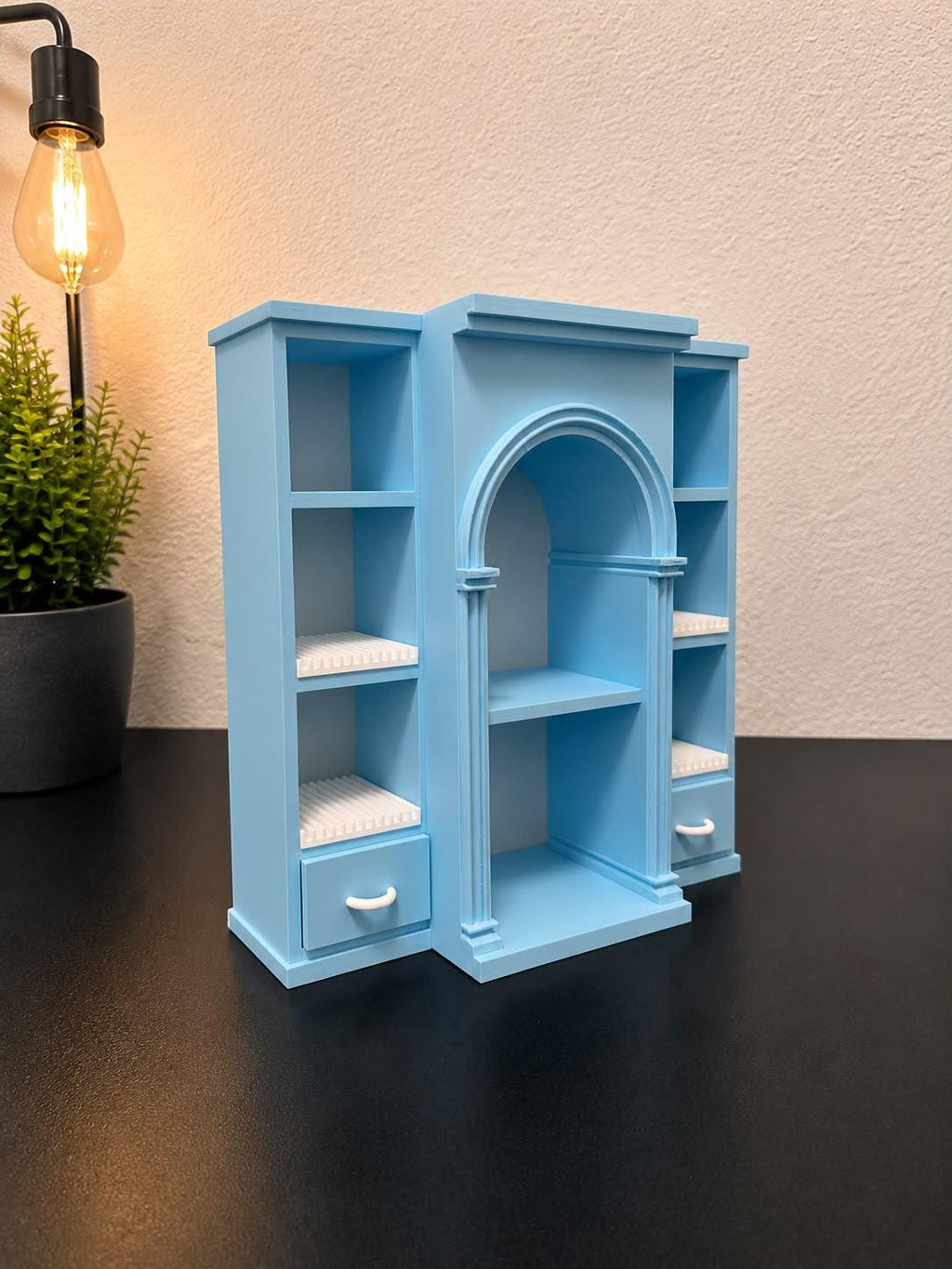 Mini Vinyl Collection Shelf with 4 disco holders (Items not included)