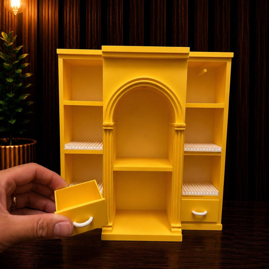 Mini Vinyl Collection Shelf with 4 disco holders (Items not included)