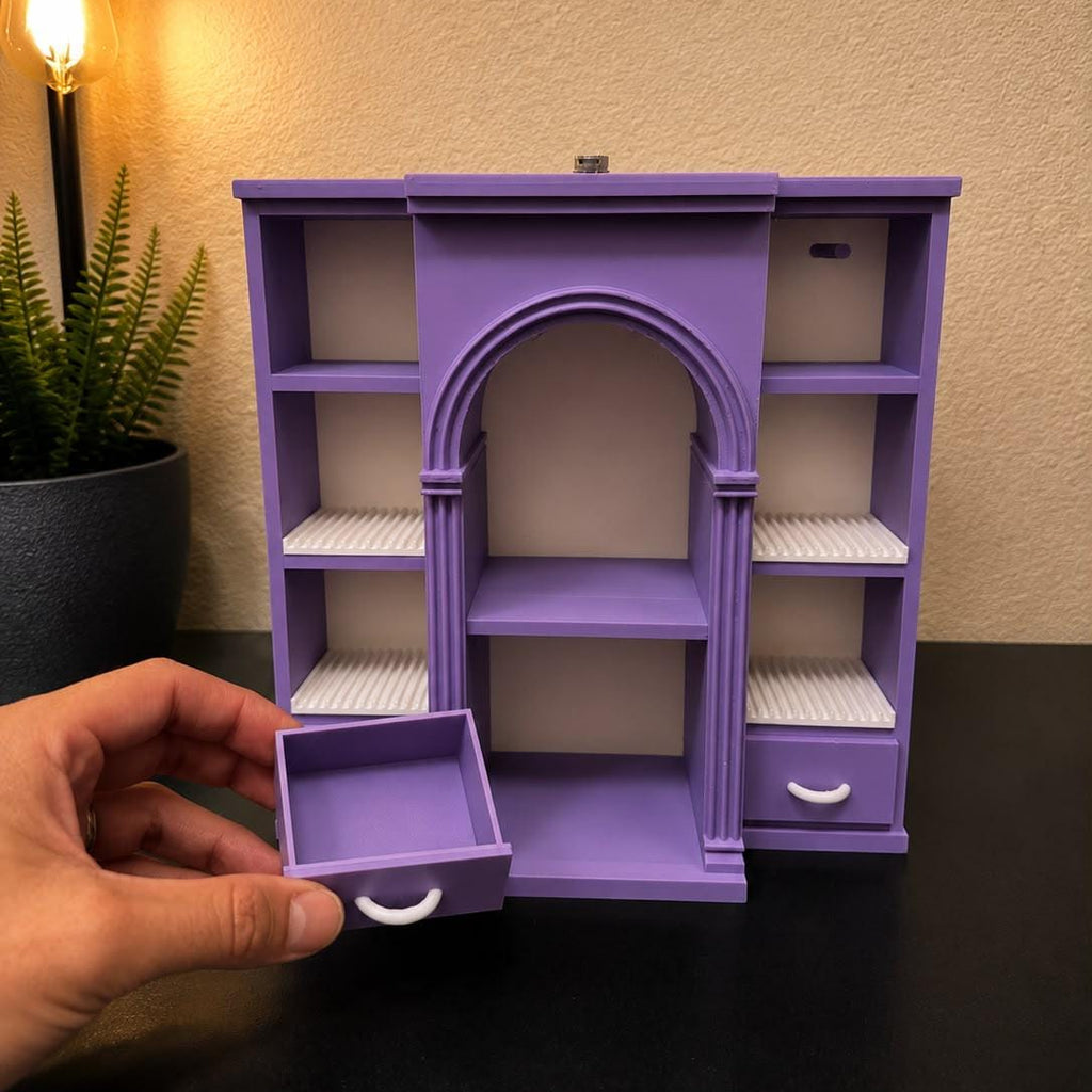 Mini Vinyl Collection Shelf with 4 disco holders (Items not included)
