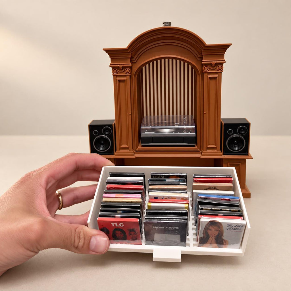 Mini Vintage Music Display Stand for MINIVERSE Collection