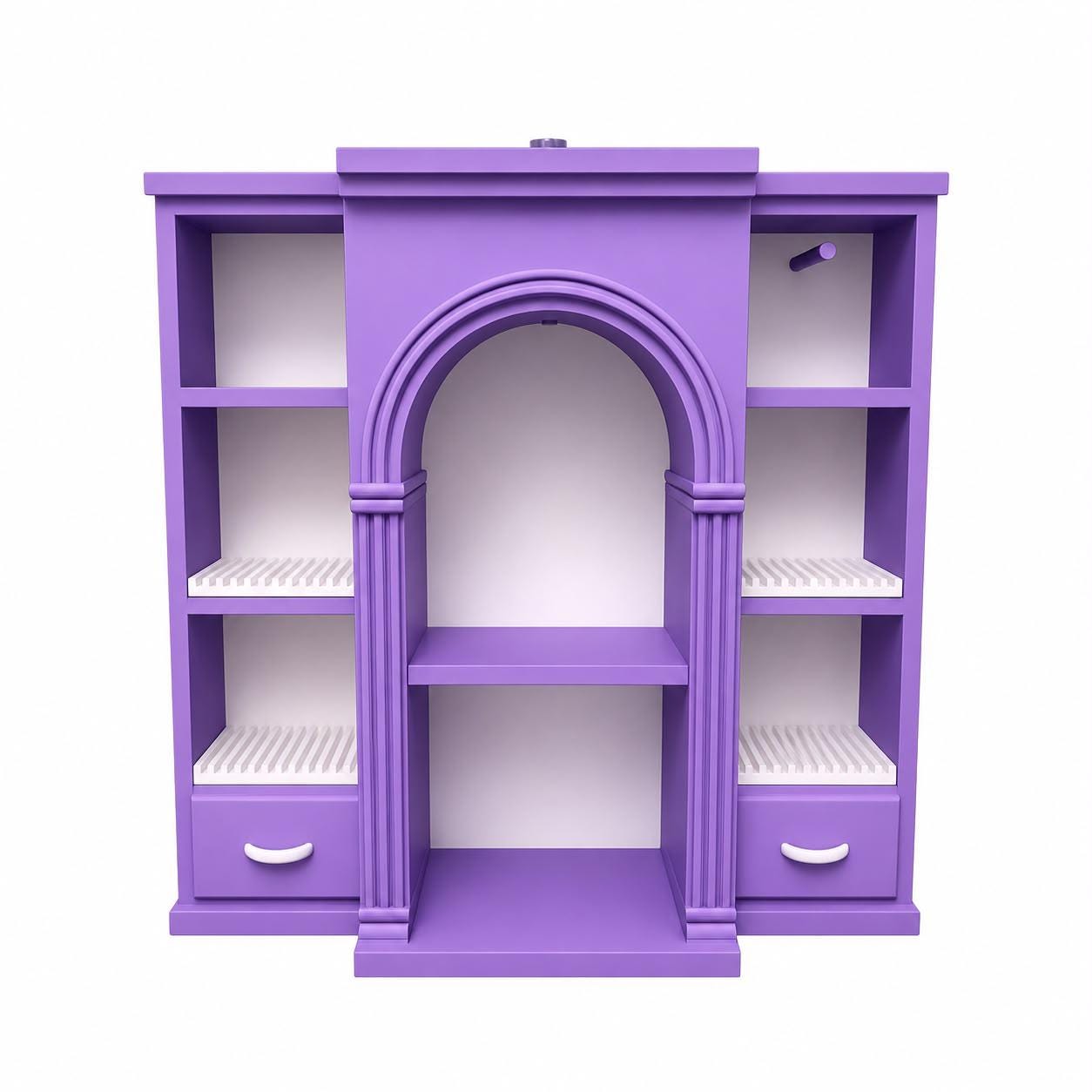 Mini Vinyl Collection Shelf with 4 disco holders (Items not included)