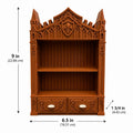 Gothic Medieval Miniature Shelf – 3D Printed Display Organizer (Items not included)