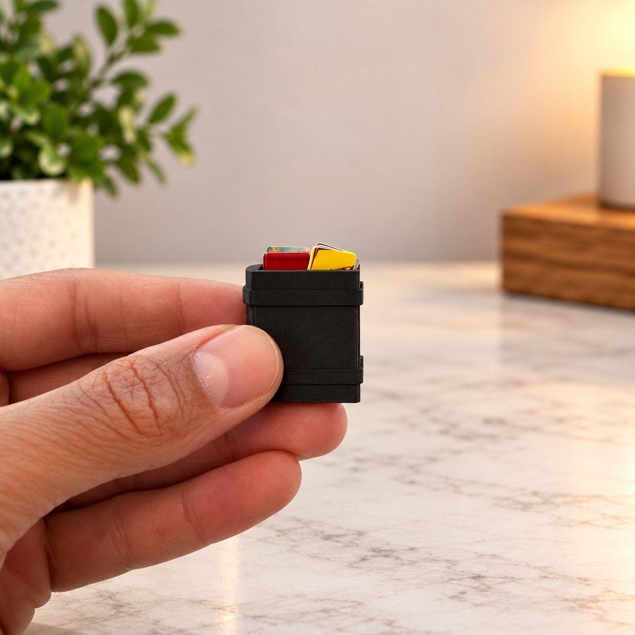 Mini Bookmark Holder – 3D Printed Miniature Storage & Display Organizer (Items not included)
