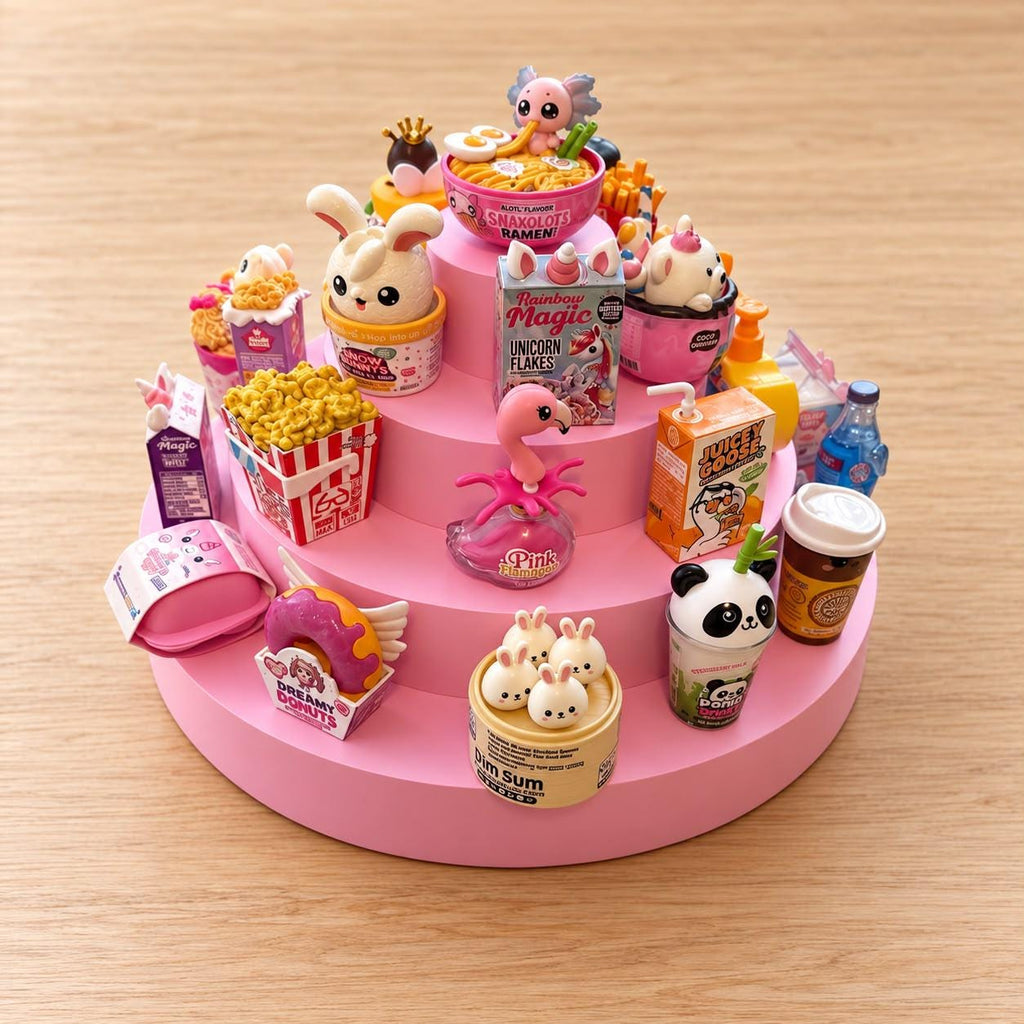 Round Display Shelf – Perfect for Mini Collections (Items not included)