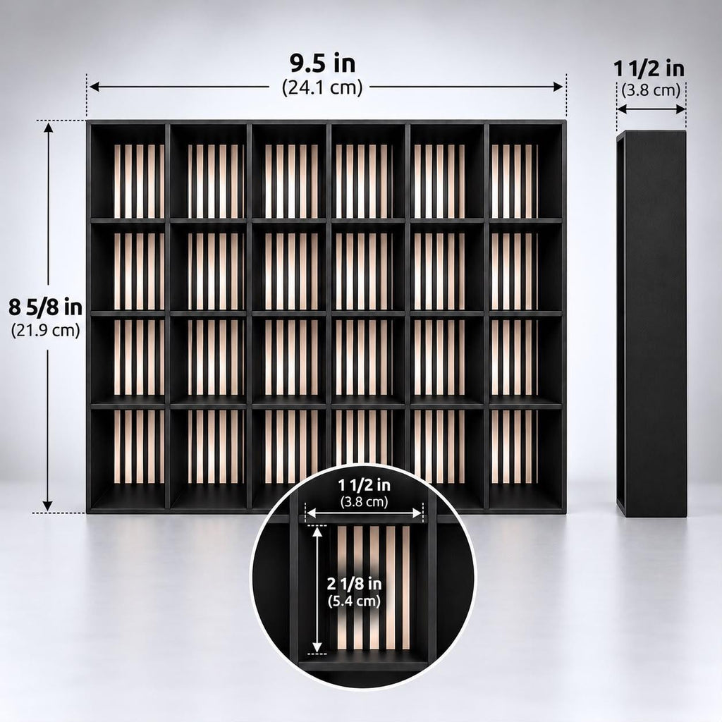 Display for Collectibles Miniatures with 24 slots (Items not included)